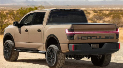 Hercules Alpha Electric Pickup To Be Designed By Pininfarina With Up To 1,000-HP - Photo