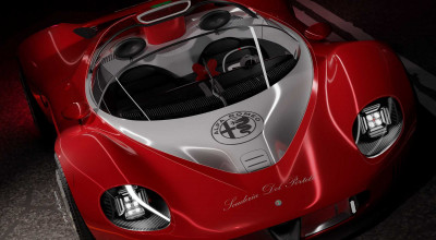 Alfa Romeo Periscopica Designed by Narayan To Mark The Company's 111th Anniversary - Photo