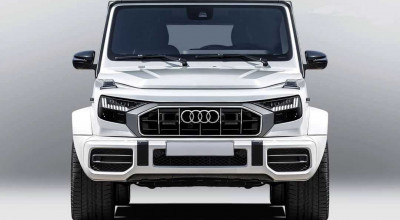 Here's How The Mercedes G-Class Would Look With An Audi Front End - Photo