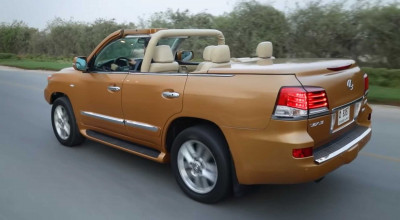 Roofless Bonkers Lexus LX Built For Falconry - Photo