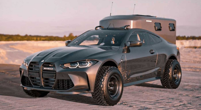 BMW M4 By Bradbuilds Can Easily Fit A Camper - Photo