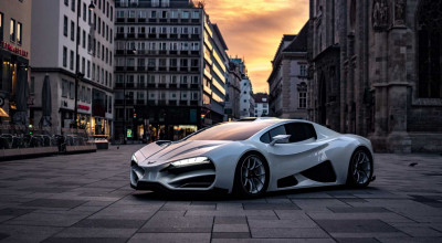 2020 Milan Red: Austrian Hypercar With 1,325 HP - Photo