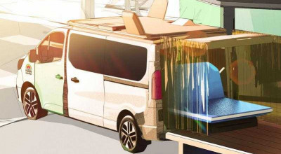 Hippie Caviar Hotel Is A Camper<span style='background: #ff0000'>van</span> Concept By Renault - Photo
