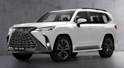  The Next-Gen Lexus LX Rendered In Form Of A SUV With Massive Grille - Photo