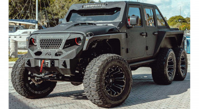 Jay Leno Tries A Jeep 6x6 Constructed By Florida's Apocalypse - Photo