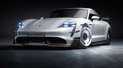 New Eye-Catching Body Kits For Porsche Taycan By RevoZport - Photo