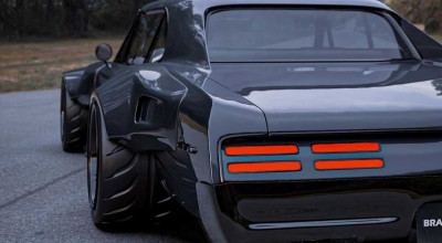 Magnificent <span style='background: #ff0000'>Pontiac</span> <span style='background: #ff0000'>GTO</span> Sinister Widebody Rendering - Photo