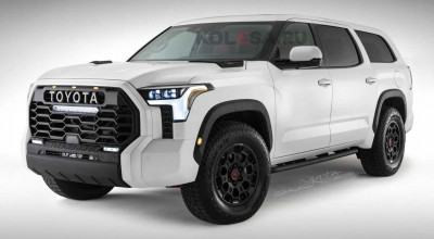Tough Next-Gen <span style='background: #ff0000'>Toyota</span> Sequoia Is Depicted In Unofficial Renderings - Photo