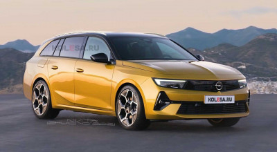 Spy Pics Alarm! 2022 Opel Astra Sports Tourer And Some New Renderings - Photo