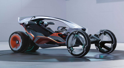 R RYZR Concept Blends The Features Of A Car And A Motorbike - Photo