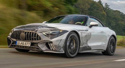 2022 Mercedes-Benz SL Prototype Shares More Features - Photo