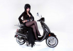 Greet Elvira Macabre Vespa, The Town's Most Terrifying Scooter! - Photo