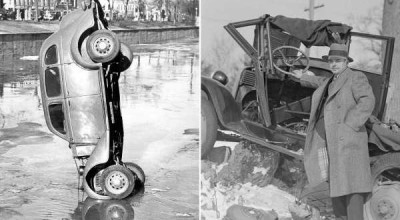 See How Photographers Caught Car Wrecks In The Past - Photo