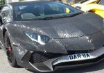 Lamborghini Aventador With 2 Million Swarovski Crystals On It Got Damaged In An Accident - Photo