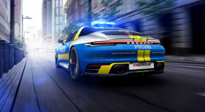 Porsche 911 Targa Is Turned Into A Fancy Police Car By TechArt - Photo