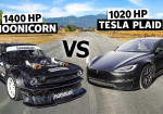 Ken Block's Daughter Competes Against Tesla Plaid In A 1,400-HP Hoonicorn - Photo