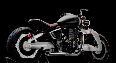 Royal Enfield Meteor 350 Bobber Envisioned By An Artist - Photo