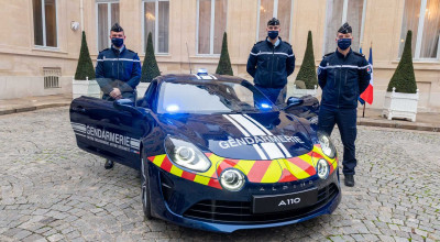 French Police Are Having New Alpine A110s Pursuit Vehicles - Photo