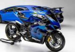 Ducati Superleggera Decked Up In Lamborghini Aventador SVJ Livery - Photo