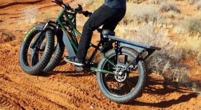Rungu Dualie Is An Unusual Three-Wheeled Electric Mountain Bike - Photo