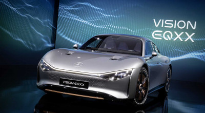 Mercedes Vision EQXX Concept Car Has A Range Of 621 Miles And A Floor Made Of Recycled Nappies - Photo