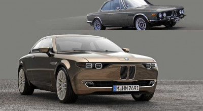 Gorgeous <span style='background: #ff0000'>BMW</span> CS Vintage Concept Pays Homage To The 1968 E9 Series - Photo