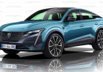 2023 Peugeot 4008 Coupe-SUV Envisaged With A Sleek Profile - Photo