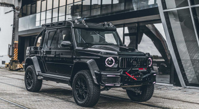Brabus 800 Adventure XLP Superblack G-Class Pickup Is A $825,000 Vehicle With Portal Axles - Photo