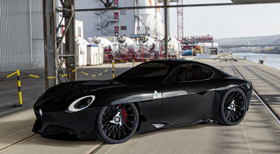 Designer Envisions Alfa Romeo Disco Volante Hommage Employing Famous Busso V6 - Photo