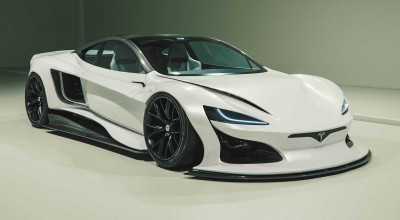 Tesla Precept Unofficial Concept Shows A More Aggressive Roadster - Photo