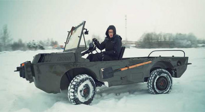 Luaz 967, The Weird Soviet Amphibious Vehicle That Sunk In Water - Photo