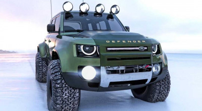 These Renderings Show The Ideal <span style='background: #ff0000'>Land</span> <span style='background: #ff0000'>Rover</span> <span style='background: #ff0000'>Defender</span> Arctic SUV - Photo