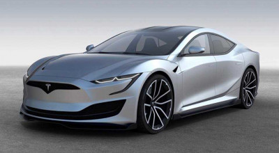 Refreshed Tesla Model S Concept By A designer - Photo