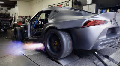 Ideal Drift Car: Ryan Tuerck's Judd <span style='background: #ff0000'>V10</span>-Driven Toyota Supra - Photo