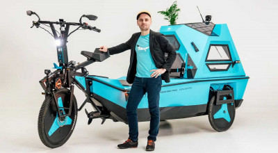 Zeltini Z-Triton Is A Bike, An RV, And A Boat All Rolled Into One - Photo