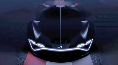 Hydrogen-Powered Alpine A4810 Supercar Concept Has Been Teased - Photo