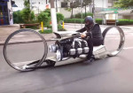 An Airplane-Powered Motorcycle, The TMC Dumont - Photo