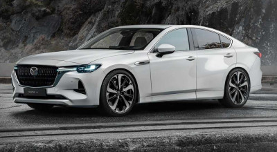 Mazda6 2023 RWD Drawing Based On The Just-Revealed CX-60 - Photo