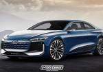 Audi A5 Coupe E-Tron Concept Depicts A Sleek Two-Door EV - Photo
