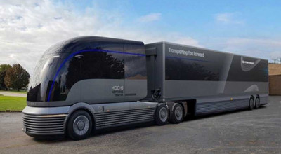 Hydrogen-Powered Autonomous Semi Truck Concept HDC-6 NEPTUNE - Photo