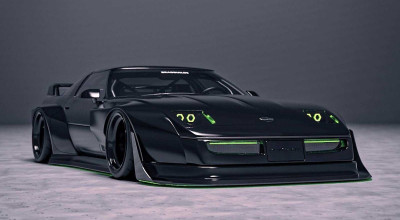 Battered C4 Corvette Is Being Resurrected As A Wild Widebody - Photo