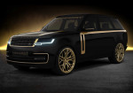 The Vogue RV 650 from Manhart is a luxurious black and gold Range Rover designed for the Middle East - Photo