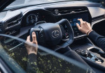 The Interior Of The 2023 Lexus RZ 450e Reveals A Yoke-Style Steering Wheel - Photo