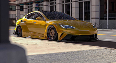 The New Widebody Kit For The Tesla Model S Plaid Makes It Stand Out - Photo