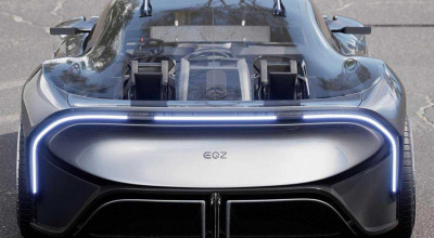 Wild Mercedes EQZ Concept Can Transport Two Bikes - Photo