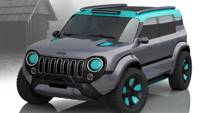 This Could Be The Design Of An Electric <span style='background: #ff0000'>Jeep</span> <span style='background: #ff0000'>Renegade</span> - Photo