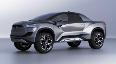 This Concept Depicts What A Tesla Pickup Truck Might Look Like - Photo