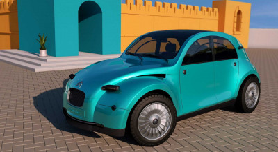 Electric Crossover Concept Based On The Citroen 2CV - Photo