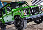 This Land Rover Defender Is The Only One In The World Painted In Lamborghini's Distinctive Verde Mantis Color - Photo