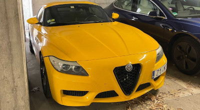Discovered: Alfa Romeo-Themed BMW Z4 With Bespoke Grille And Wheels - Photo